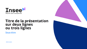 Exemple de slide PowerPoint Insee